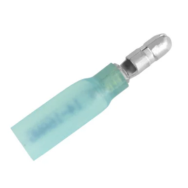 Pacer Group TBPE14-156-100 Pacer 16-14 Awg Heat Shrink Male Bullet Terminal - 100 Pack