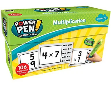 Teacher Created Resources Power Pen Learning Card - Theme/subject: Learning - Skill Learning: Multiplication - 53 Pieces (tcr-6459)