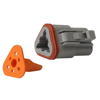 Pacer Group TDT06-3S-10 Pacer Deutsch Dt Plug & Wedge Lock Kit - 3 Position - 10 Pack