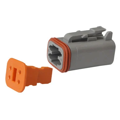 Pacer Group TDT06-4S-10 Pacer Deutsch Dt Plug & Wedge Lock Kit - 4 Position - 10 Pack