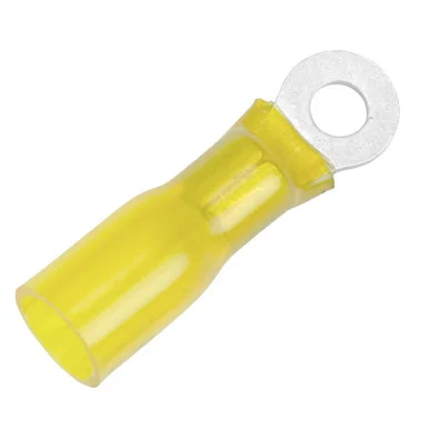 Pacer Group TE1010R100 Heat Shrink Ring Terminal 12-10 AWG #10 Stud - 100 Pack