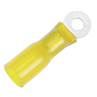 Pacer Group TE10-10R-25 Pacer 12-10 Awg Heat Shrink Ring Terminal - #10 Stud Size - 25 Pack