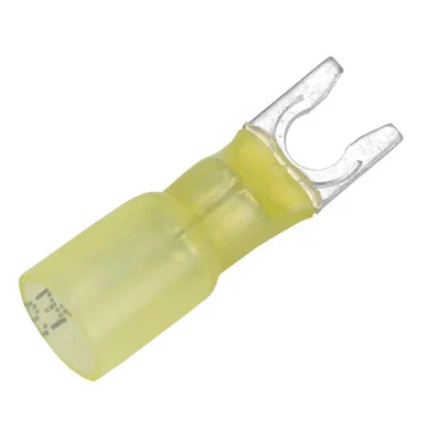 Pacer Group TE10-10SLF-25 Pacer 12-10 Awg Heat Shrink Spade Terminal - #10 Stud Size - 25 Pack