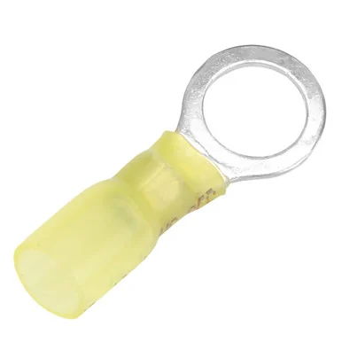 Pacer Group TE10-38R-3 Pacer 12-10 Awg Heat Shrink Ring Terminal - 3/8" Stud Size - 3 Pack