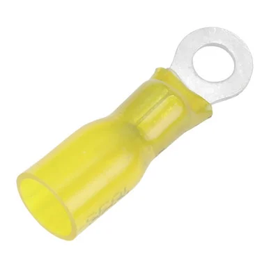 Pacer Group TE10-8R-25 Pacer 12-10 Awg Heat Shrink Ring Terminal - #8 Stud Size - 25 Pack