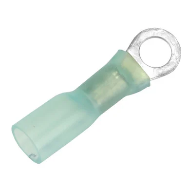 Pacer Group TE14-10R-25 Pacer 16-14 Awg Heat Shrink Ring Terminal - #10 Stud Size - 25 Pack