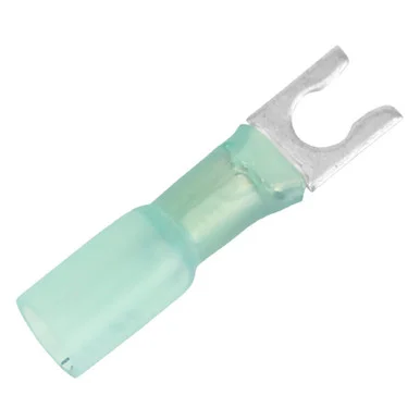 Pacer Group TE14-10SLF-100 Pacer 16-14 Awg Heat Shrink Spade Terminal - #10 Stud Size - 100 Pack