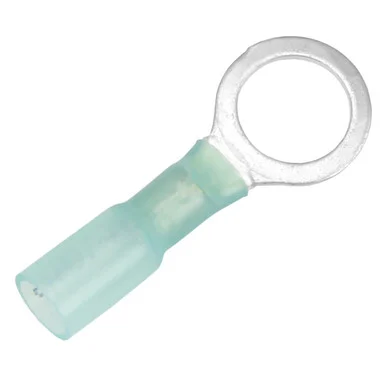 Pacer Group TE14-38R-25 Pacer 16-14 Awg Heat Shrink Ring Terminal - 3/8" Stud Size - 25 Pack