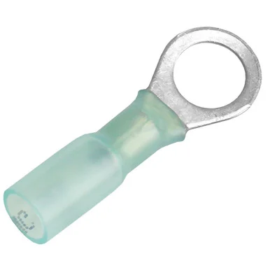 Pacer Group TE14-56R-100 Pacer 16-14 Awg Heat Shrink Ring Terminal - 5/16" Stud Size - 100 Pack