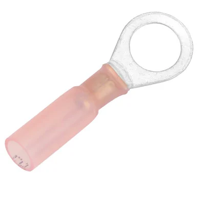 Pacer Group TE1856R-25 Pacer 22-18 Awg Heat Shrink Ring Terminal - 5/16" Stud Size - 25 Pack