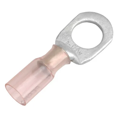 Pacer Group TE8-12R-25 Pacer 8 Awg Heat Shrink Ring Terminal - 1/2" Stud Size - 25 Pack