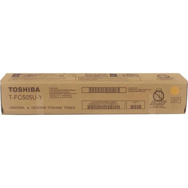 Toshiba Original High Yield Laser Toner Cartridge - Yellow - 1 Each (tfc505y)