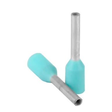 Pacer Group TFRL24-6MM-25 Pacer Turquoise 22-24 Awg Wire Ferrule - 6mm Length - 25 Pack