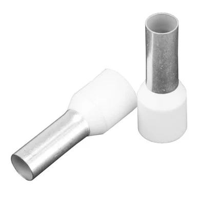 Pacer Group TFRL812MM10 Wire Ferrule 8 AWG 12mm - Ivory - 10 Pack