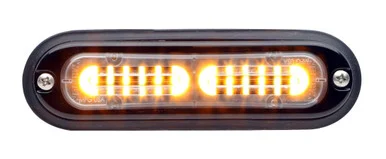 Whelen TLIA ION T-Series Ultra Thin Super-LED Flush Mount Light Amber
