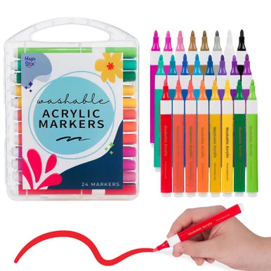 The Pencil Grip Magic Stix Washable Acrylic Markers (tpg-498)