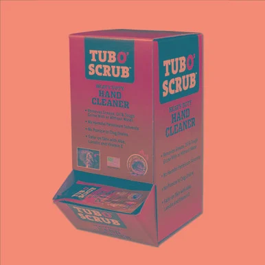 Tub O' Towels TS01-GR Tub O' Scrub Single Pack Gravity Feed, 100 In A Box