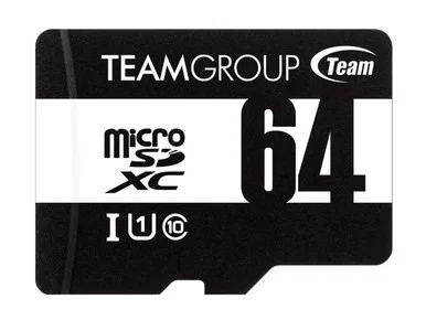 Team Group Inc TUSDX64GCL10U03 MicroSDXC Card 64GB UHS I With Adapter