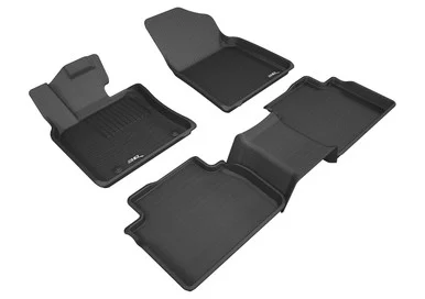 3D Mats L1TY23701509 Kagu Floor Mat - Black