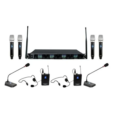 Vocopro UDXWORSHIP 8-User PLL Digital Wireless Microphone System for Worship