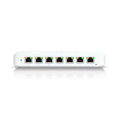 8 Ports - Manageable - Gigabit Ethernet - 1000Base-T - 2 Layer Supported - 9 W Power Consumption - 202 W PoE Budget - Twisted Pair - PoE Ports - Wall Mountable (usw-ultra-210w)