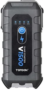 Topdon TD52130184 V1500 - 1500a Jump Starter & Booster, Power Bank & Flashlight