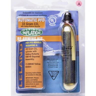 First Watch V86000-85202Z Leland Maximum Inflation Re-arm Kit A 33g Auto Bayonet