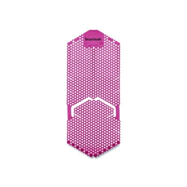Boardwalk VERUSRD Vertical Urinal Screen, Spiced for Apple Scent, Red, 5.22 Oz, 6/carton