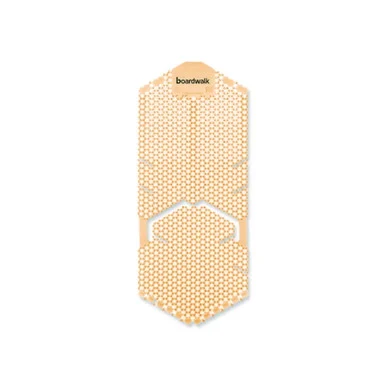 Boardwalk VERUSYL Vertical Urinal Screen, Summer Sunshine Scent, Yellow, 5.22 Oz, 6/carton