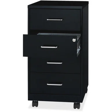 LYS Mobile Storage Cabinet (vf418dmbk) - Lorell