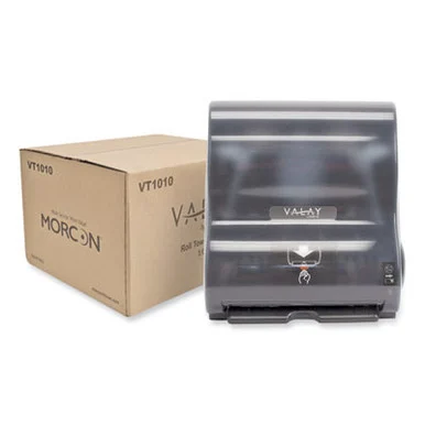 Morcon VT1010 Valay 10 Inch Roll Towel Dispenser, 13.25 X 9 X 14.25, Black