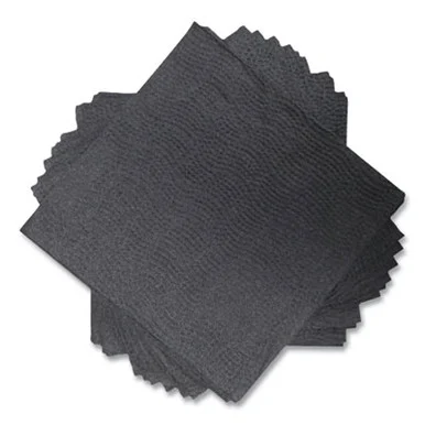 Morcon VT522 Morsoft Beverage Napkins, 2-ply, 9 X 9.5, Black, 1,000/carton