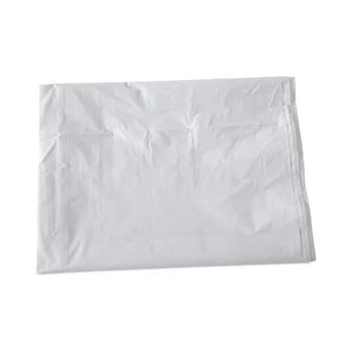 Boardwalk W3858X Linear Low Density Industrial Can Liners, 60 Gal, 0.9 Mil, 38" X 58", White, Flat Pack, 100/carton