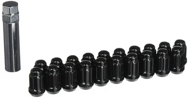 West Coast Wheel Accessories W55015SB 12.1.5 Spln Blk Clsd 5lug