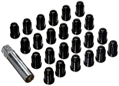 West Coast Wheel Accessories W56012SB 1/2 Spln Blk Clsd 6 Lug