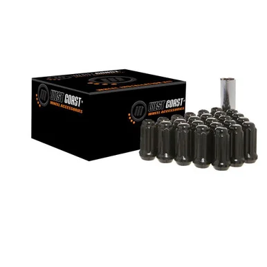 West Coast Wheel Accessories W5642STB 14.2.0 Spln Blk Clsd 6lug