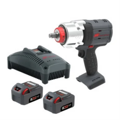 Ingersoll Rand W7153-K22 Dxs2 1/2 Inch 20v Cordless Impact Wrench 2 Battery Kit, 1500 Ft-lb, Friction Ring Retainer, Pistol