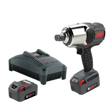 Ingersoll Rand W8191-K2 1" 20v Cordless Impact Wrench 2 Battery Kit, 2000 Ft-lb Torque, Friction Ring, Pistol