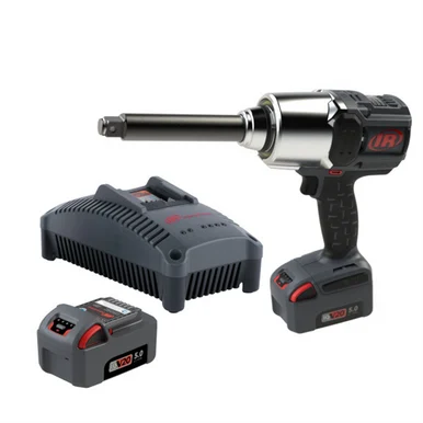 Ingersoll Rand W8571-K2 3/4" 20v Cordless Impact Wrench 2 Battery Kit, 2000 Ft-lb Torque, 6" Extended Anvil, Friction Ring, Pistol