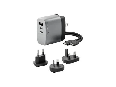 Alogic 3X67 Rapid Power 67W Multi-Country GaN Charger WCM3X67SGR
