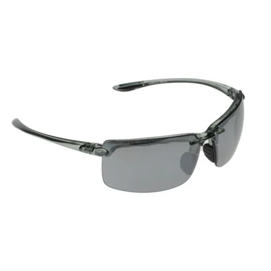 Global Vision Eyewear WHEELINGRAYFM Wheelinggrayfm Gray Frame Mirror Lens Safety Rated Sunglasses For Work Or Play