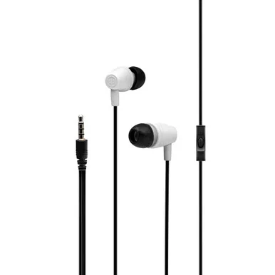 Clave Wired Earbud W/mic White (Wicked Audiom Inc) WKAAV9011978 - wicked audio inc.