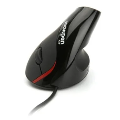 WOW PEN JOY II WIRED VERTICAL ERGONOMIC OPTICAL MOUSE BLACK WP012BKE - Ergoguys