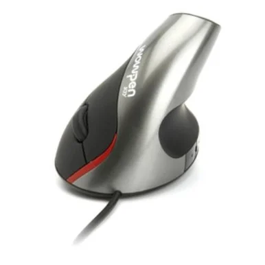 WOW PEN JOY II WIRED VERTICAL ERGONOMIC OPTICAL MOUSE SILVER WP012SE - Ergoguys