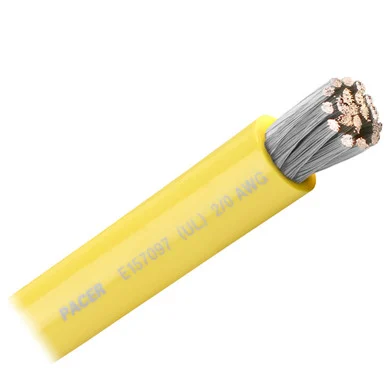 Pacer Group WUL2/0YL-FT Pacer Yellow 2/0 Awg Battery Cable - Sold By The Foot WUL2/0YLFT