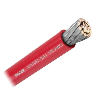Pacer Group WUL3/0RD-FT Pacer Red 3/0 Awg Battery Cable - Sold By The Foot WUL3/0RDFT