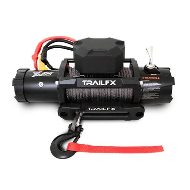 TrailFX WXVS95B 9500 lb Synthetic Rope Winch XV95 Series