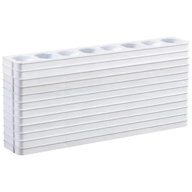 Dixon Ticonderoga X00825 Refillable Oval Watercolor Tray, White, 12/pack