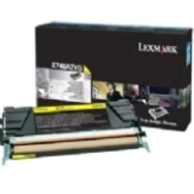 Lexmark Toner Cartridge - Yellow (X746A4YG)