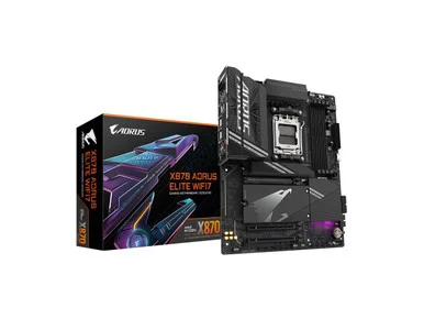 Aorus X870 ELITE WIFI7 Gaming Desktop Motherboard - AMD X870 Chipset - Socket AM5 - ATX (x870aoruselitewifi7)